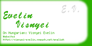 evelin visnyei business card